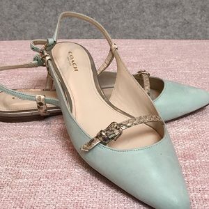Coach Slingback Flats ‘Manchester’
